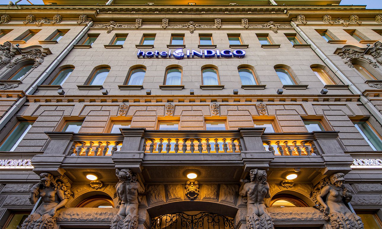 Фасад отеля Indigo St. Petersburg-Tchaikovskogo.  Фото: Indigo St. Petersburg-Tchaikovskogo