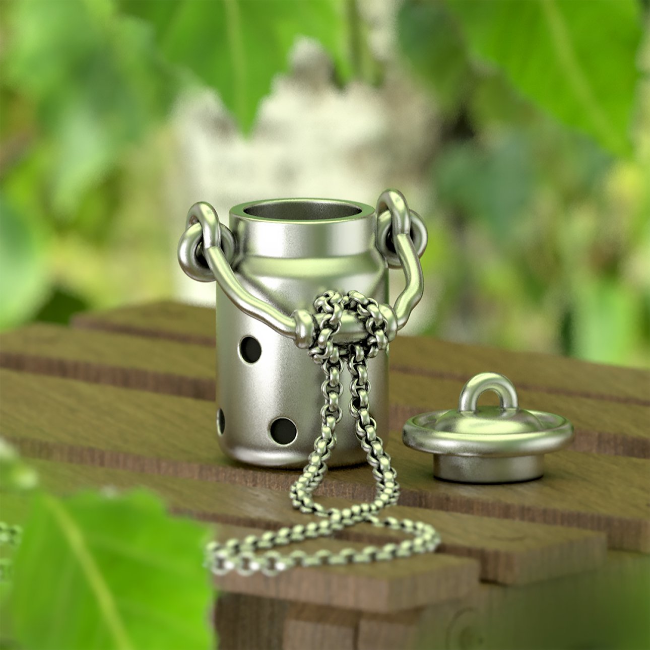 Открывающийся кулон «Бидончик». WhitеLake.  Фото: ООО «Вайтлэйк»