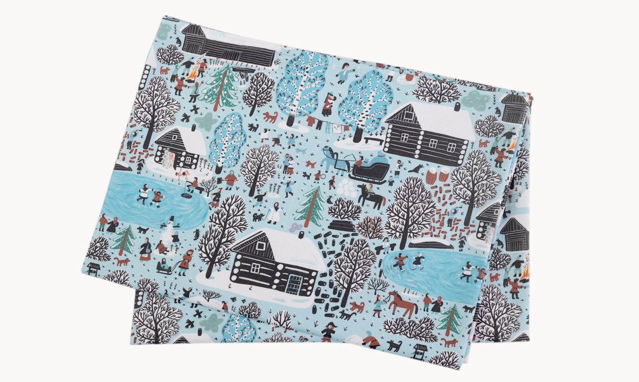 Скатерть «Зима». Дымов Керамика. Фото: ООО «Дымов Керамика»