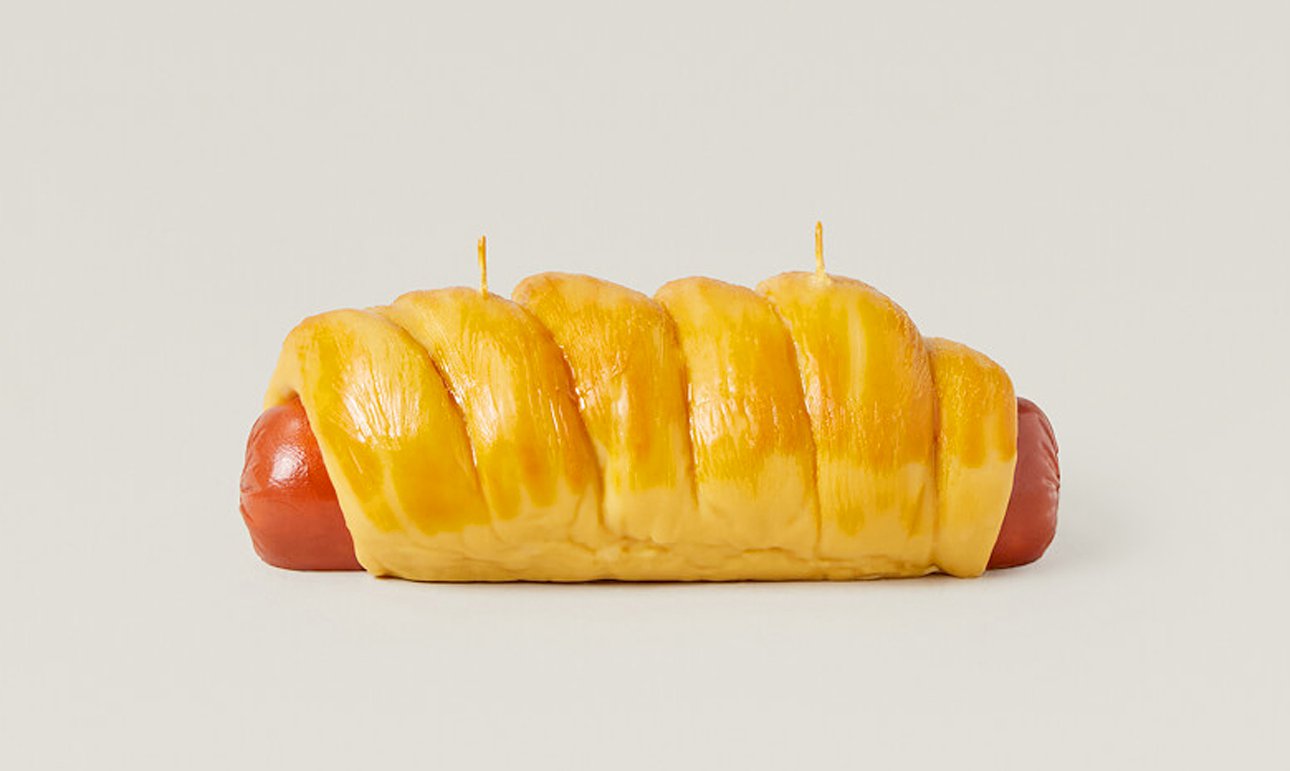 Свеча «Sosiska v teste». Nōtem. Фото: Nōtem