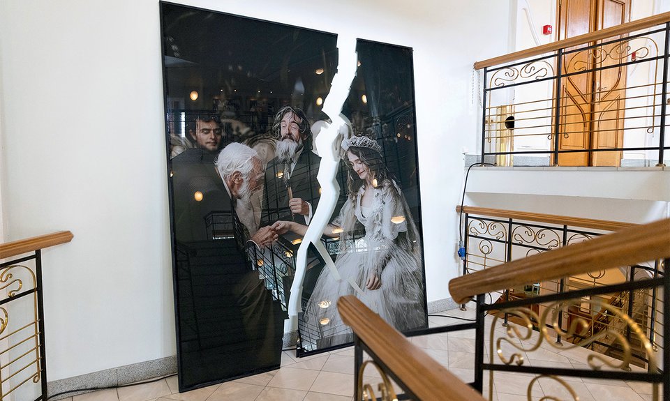 «Референсы». Поп­-ап­ выставка в пространстве театра «Новая опера».  Фото: ММОМА