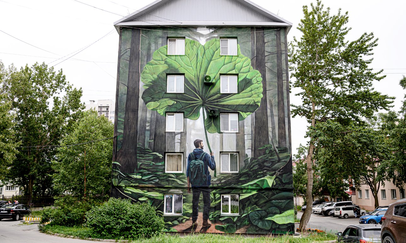 Александр Гущин. «В тени лучше виден свет». Фото: Паблик-арт-программа «Взгляды»