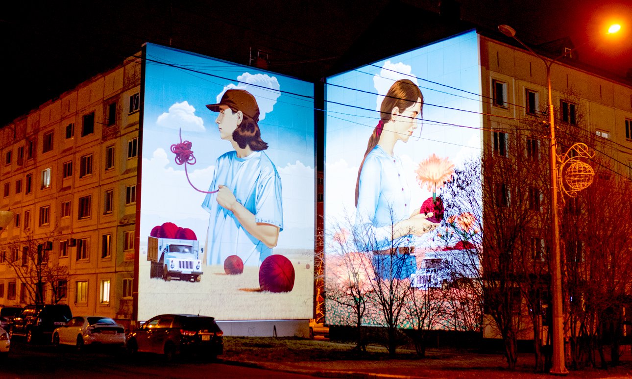 Антон Спутник. «Перипетия 2/2».  Фото: Паблик-арт-программа «Взгляды»