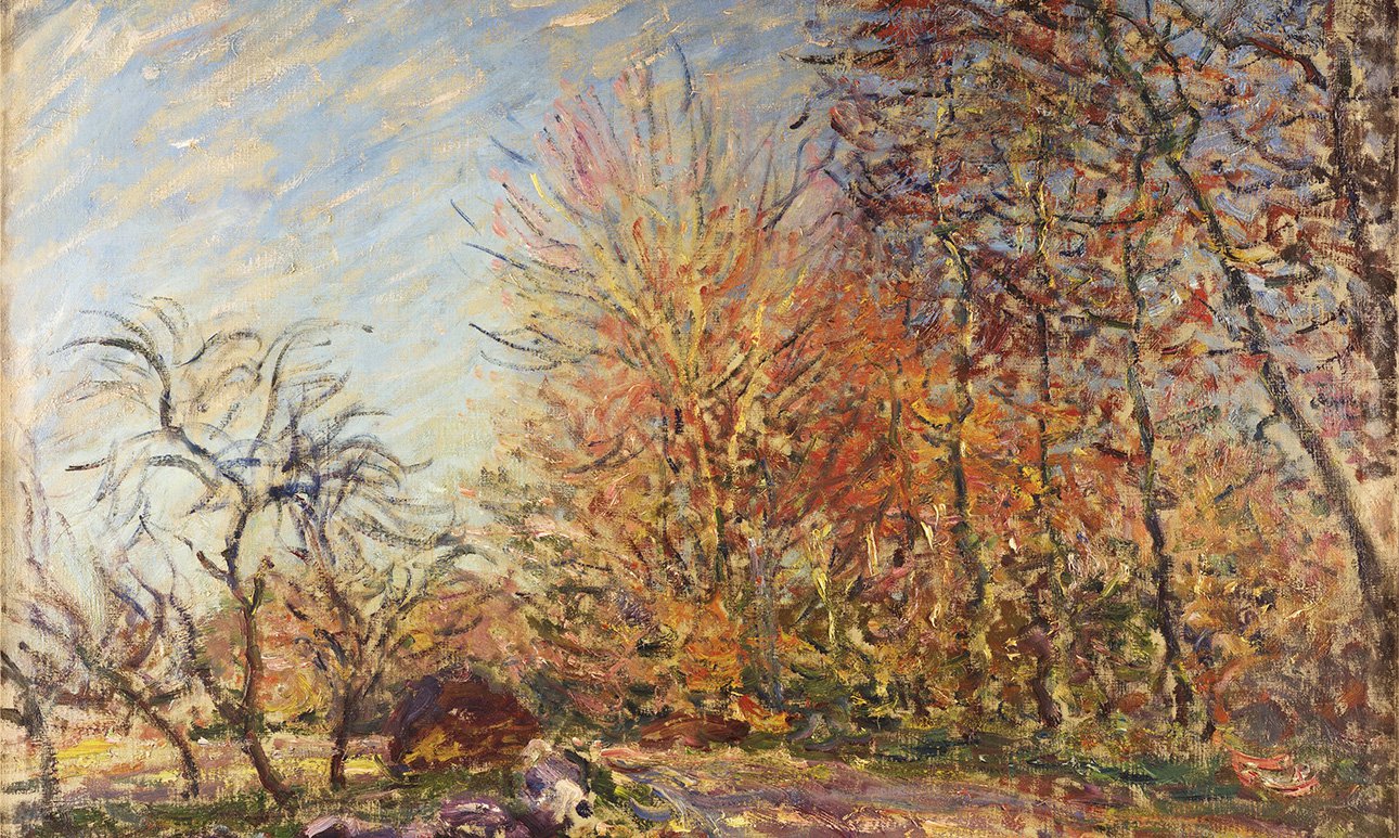 Альфред Сислей. «Опушка леса в Фонтенбло». 1885. Фото: ГМИИ им. А.С.Пушкина