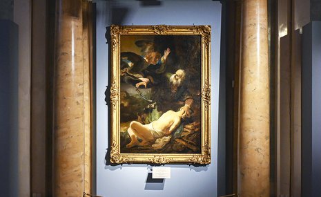 «Жертвоприношение Авраама» Рембрандта отреставрировали в Эрмитаже