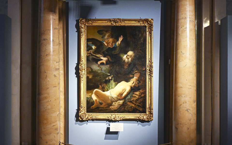 «Жертвоприношение Авраама» Рембрандта отреставрировали в Эрмитаже