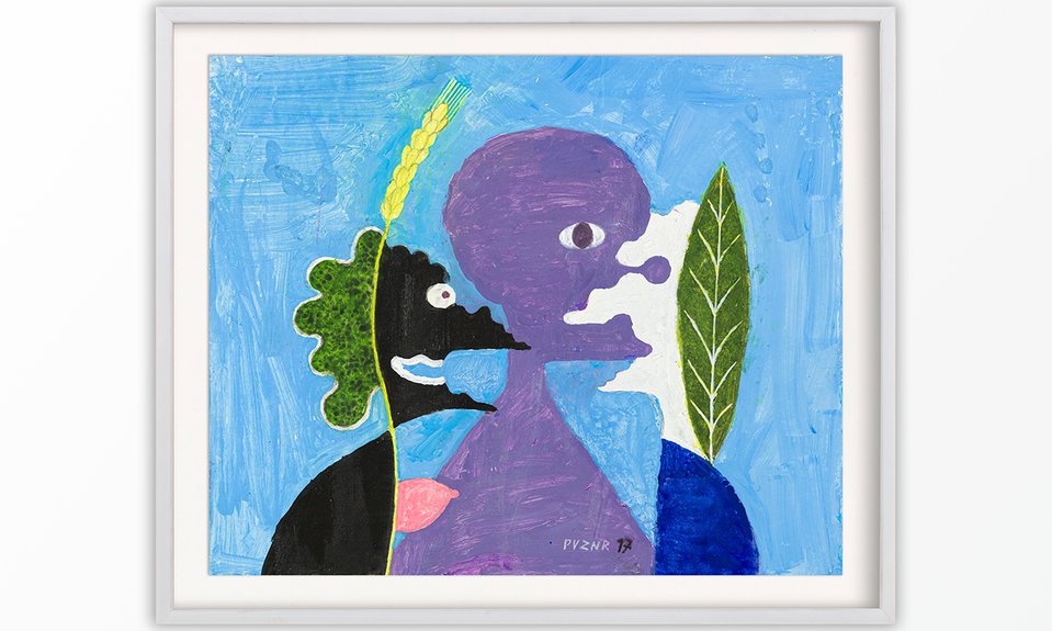 Лев Повзнер. «Поэт, его демон и муза». 2018. Фото: Alina Pinsky Gallery