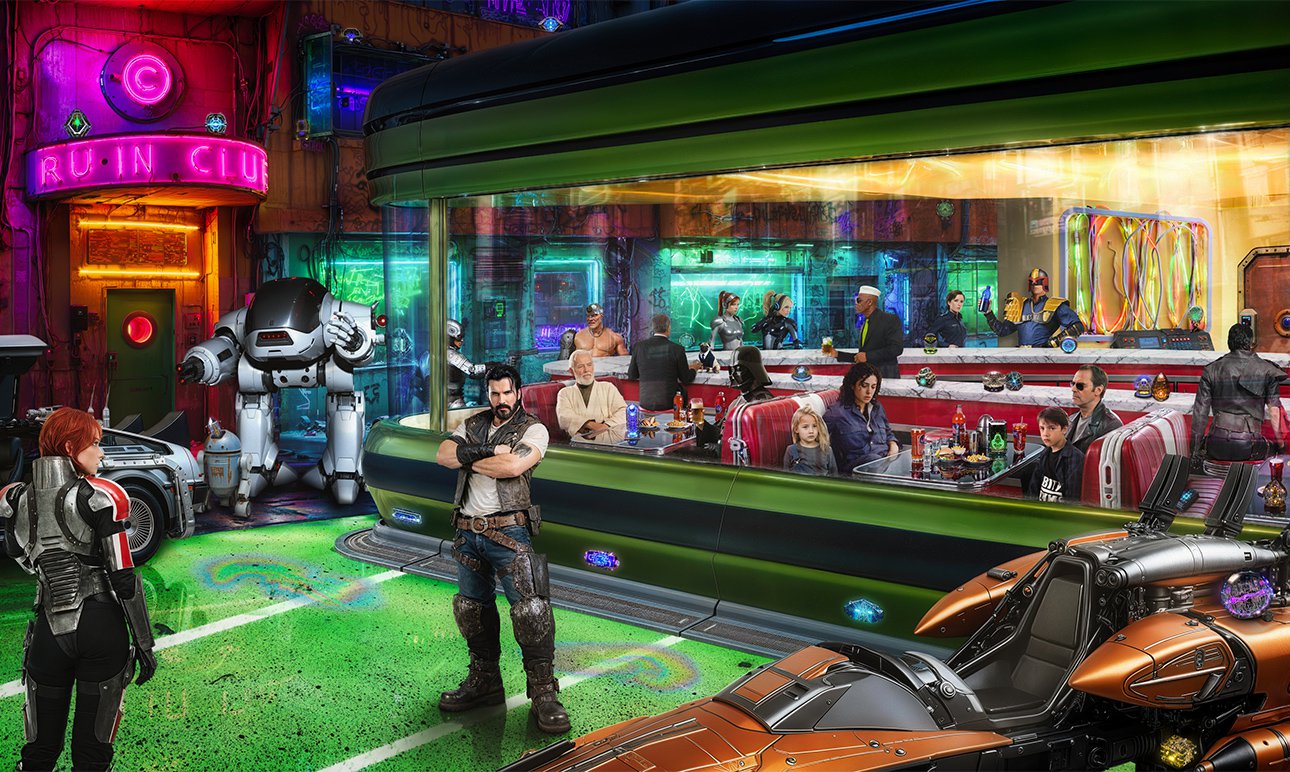 Арт-группа «ГрОМ». «Вселенский перекресток». 2025. Фото: ЦВК Béton