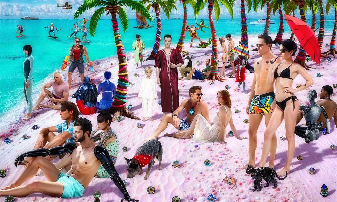 Арт-группа «ГрОМ». «Фантастический отдых». 2025. Фото: ЦВК Béton