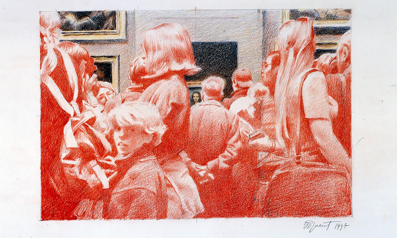 Эрик Булатов. «Джоконда».  Фото: Государственный музейно-выставочный центр «РОСИЗО»