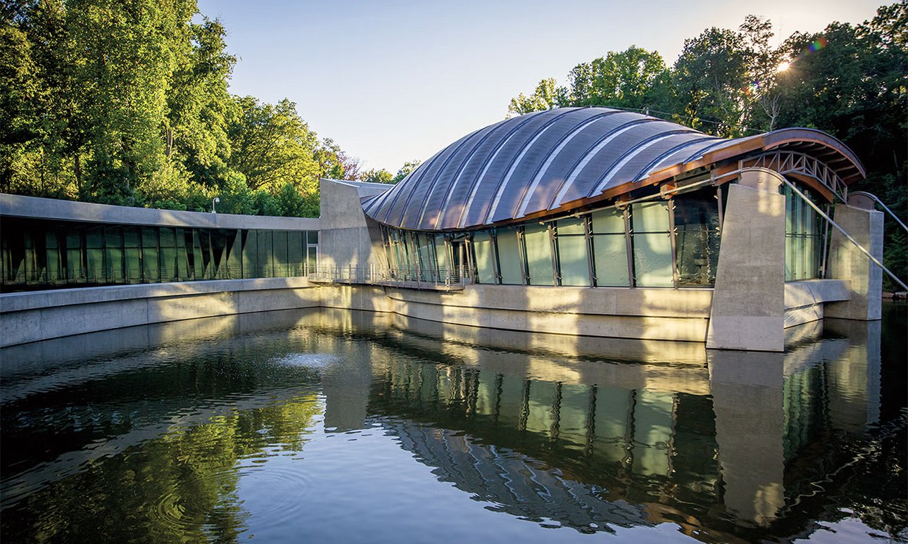 Музей американского искусства «Хрустальные мосты» в Бентонвилле. Фото: Stephen Ironside/Ironside Photography