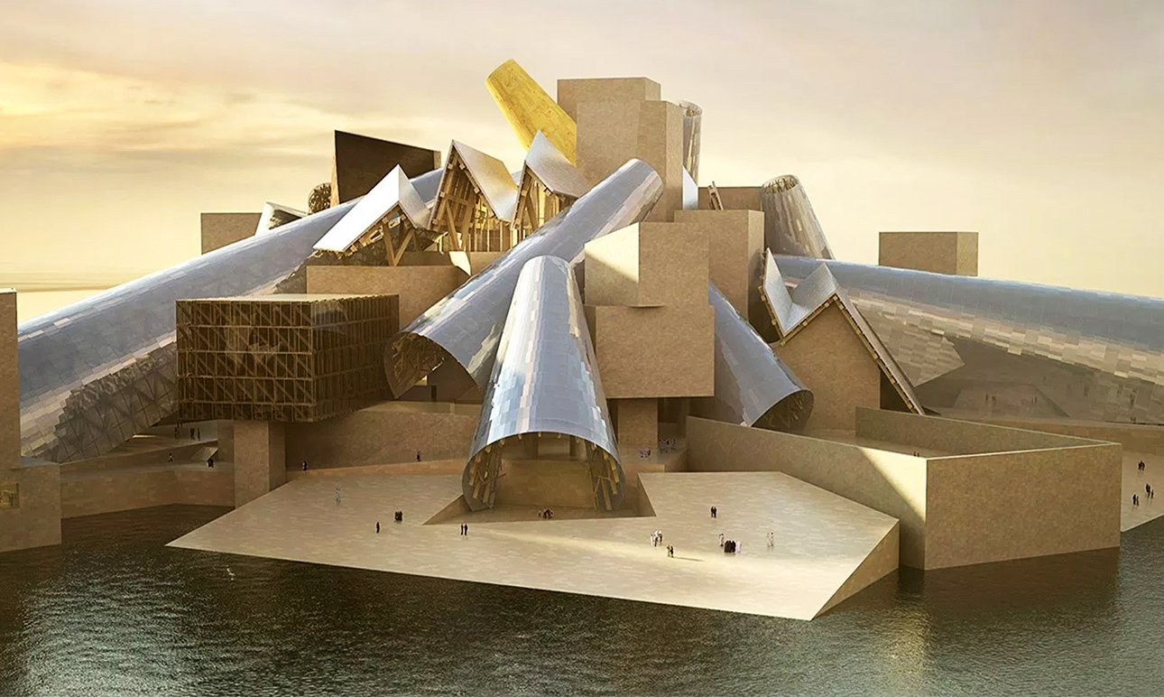 Музейный город Абу-Даби. Проект. Фото: Gehry Partners