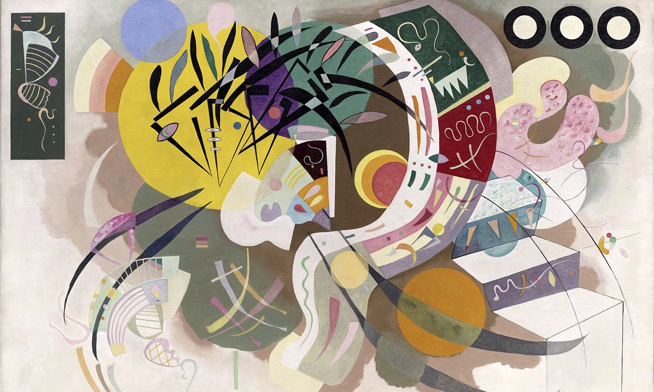 Василий Кандинский. «Доминирующая кривая». 1936. Фото: Solomon R. Guggenheim Museum, New York, Solomon R. Guggenheim Founding Collection