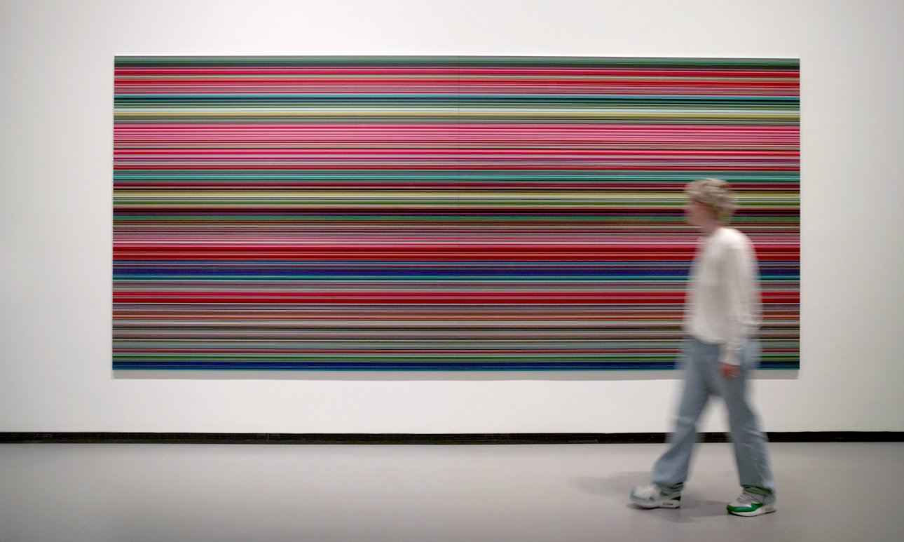 Выставка Герхарда Рихтера в Фонде Louis Vuitton.  Фото: Marc Domage/Fondation Louis Vuitton