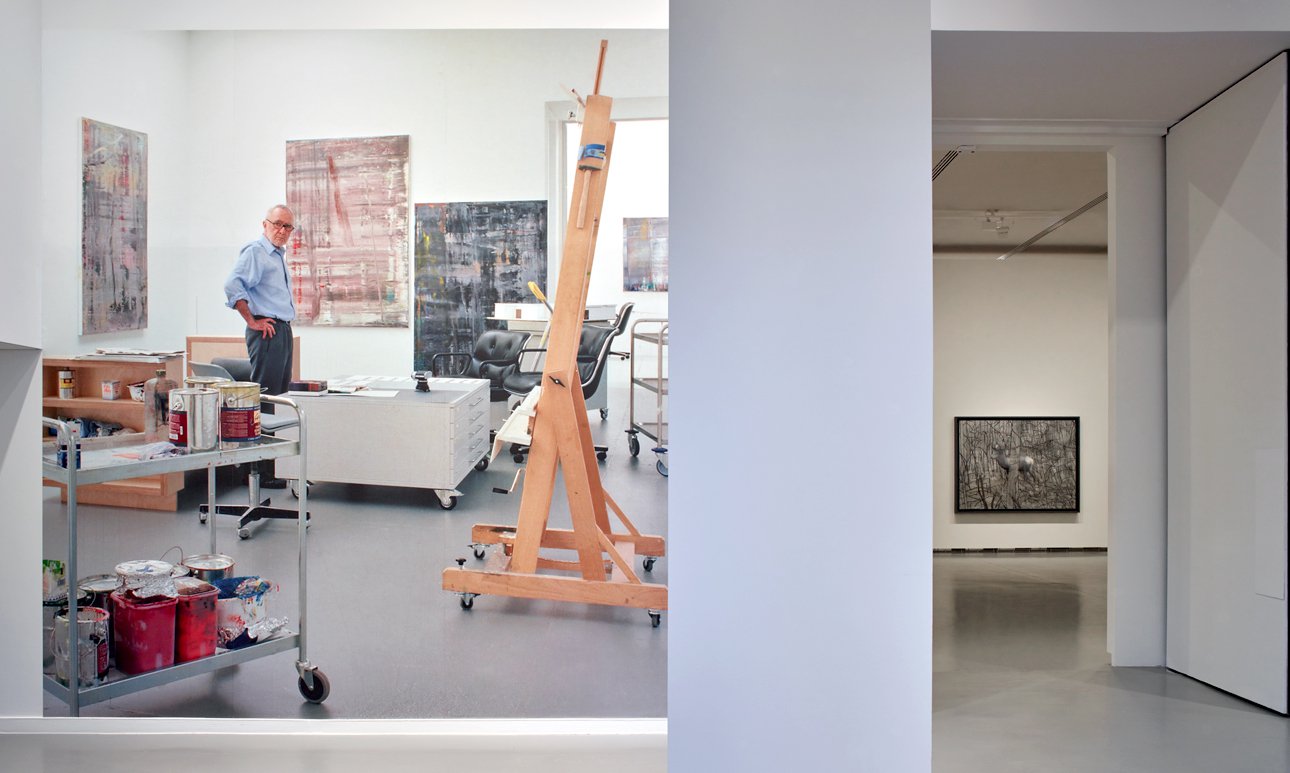 Выставка Герхарда Рихтера в Фонде Louis Vuitton.  Фото: Marc Domage/Fondation Louis Vuitton