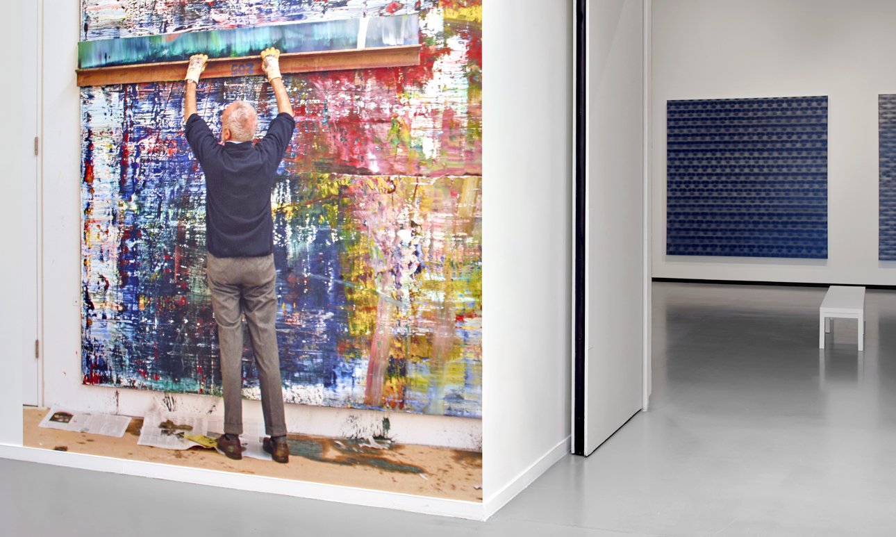 Выставка Герхарда Рихтера в Фонде Louis Vuitton.  Фото: Marc Domage/Fondation Louis Vuitton