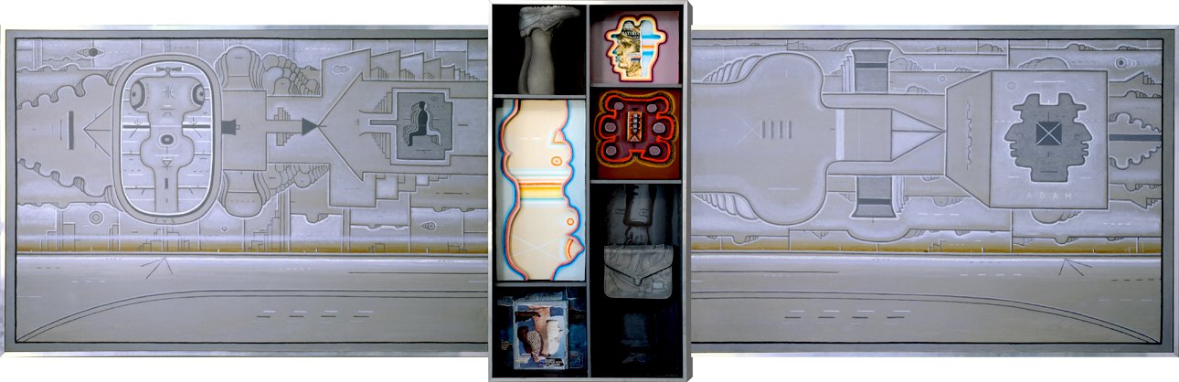 Владимир Янкилевский. «Триптих № 21. Адам и Ева. V». 2005. Фото: Собрание Шалвы Бреуса