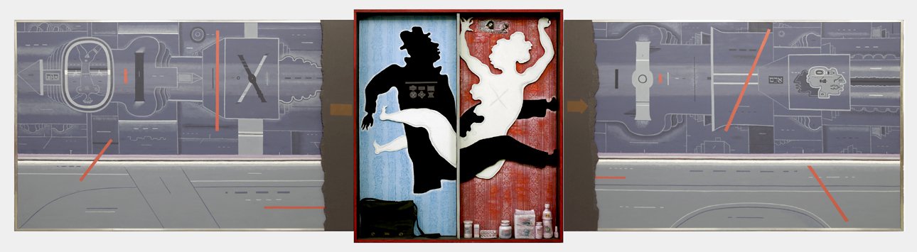 Владимир Янкилевский. «Триптих № 30. Адам и Ева. VI. Изгнание из рая». 2010.  Фото: Собрание Шалвы Бреуса