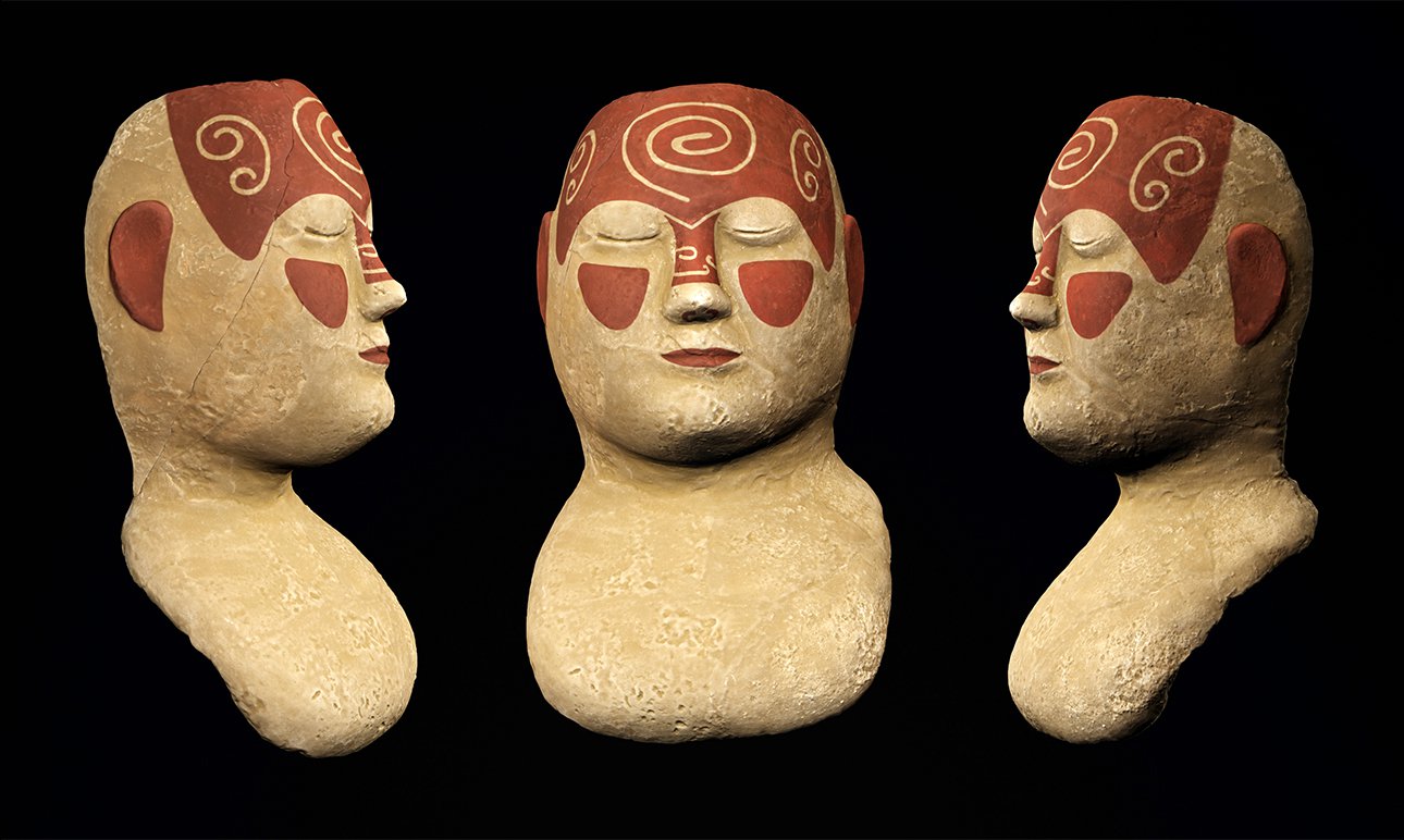 Цифровая реконструкция древней таштыкской маски предваряет реальную музейную реставрацию. Фото: Государственный исторический музей