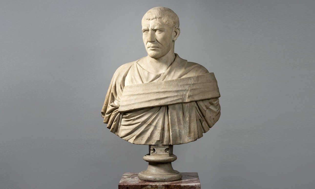 Мраморный бюст императора Филиппа Араба.  Фото: Государственный Эрмитаж