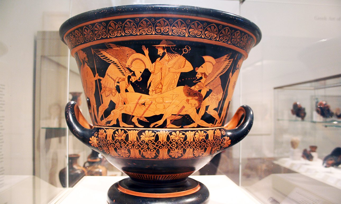 Кратер Евфрония (или Кратер Сарпедона).  Фото: Wikimedia