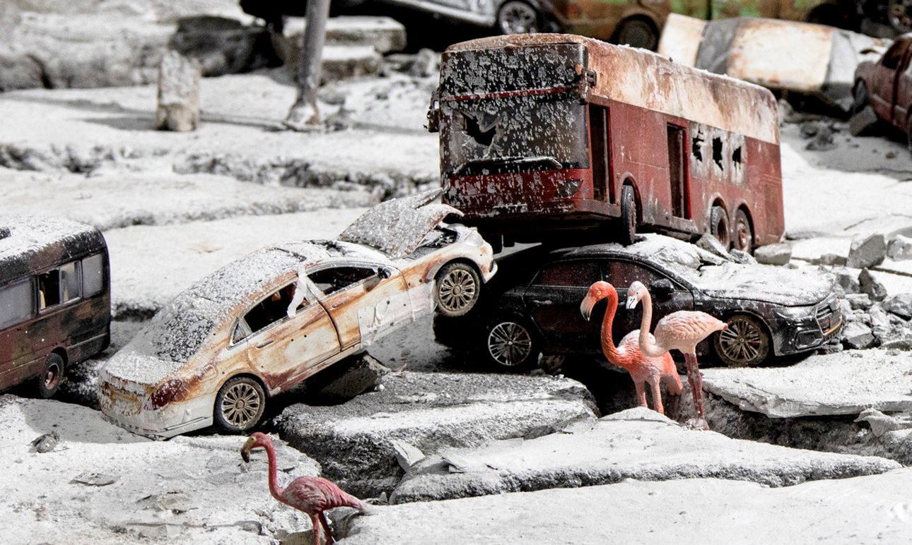 Моу Сэнь. Инсталляция «Божественная комедия». Фото: Аня Тодич/Дом культуры «ГЭС-2»