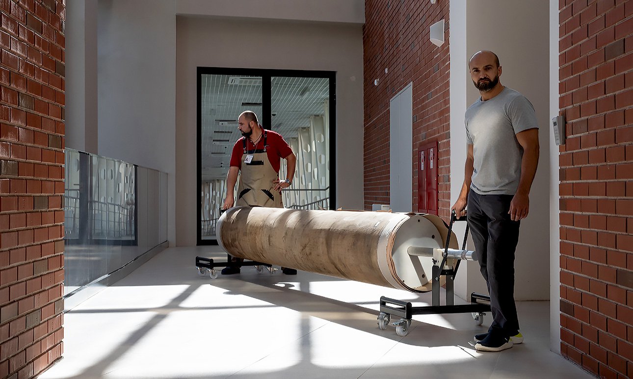 «Северное сияние» было раскатано с вала, где провело долгие годы.  Фото: Государтсвенная Третьяковская галерея