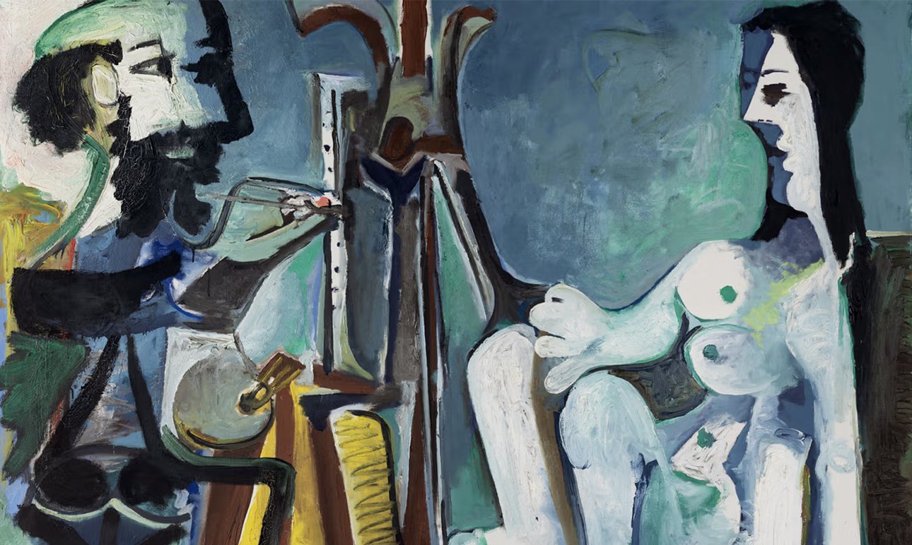 Пабло Пикассо. «Художник и модель». 1963. Фото: Архив Пабло Пикассо/Artists Rights Society, New York.