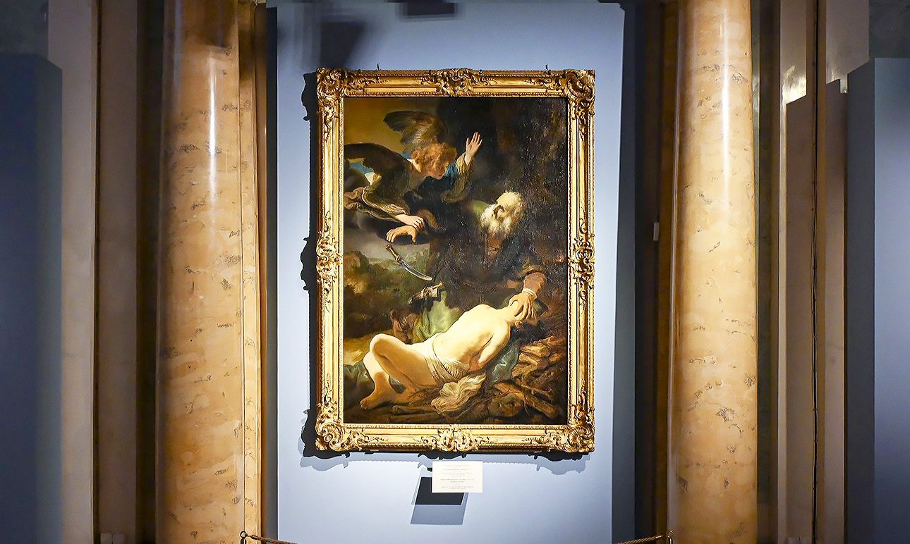 Рембрандт. «Жертвоприношение Авраама». 1635. Фото: Алексей Бронников/Государственный Эрмитаж
