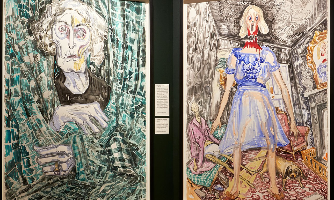 Выставка «Нордический нуар. Произведения на бумаге от Эдварда Мунка до Маммы Андерссон».  Фото: The Trustees of the British Museum