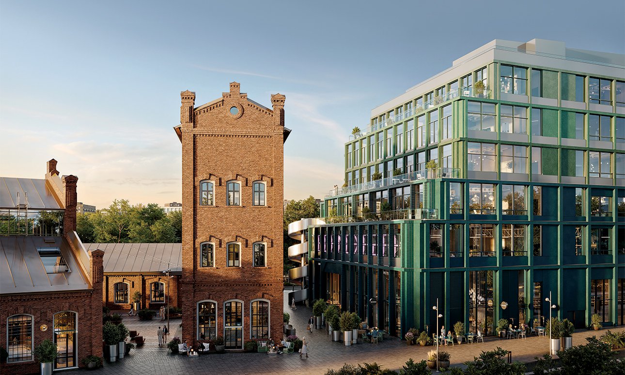 Водонапорная башня станет центром нового креативно-делового кластера GUSTAV.  Фото: FORMA