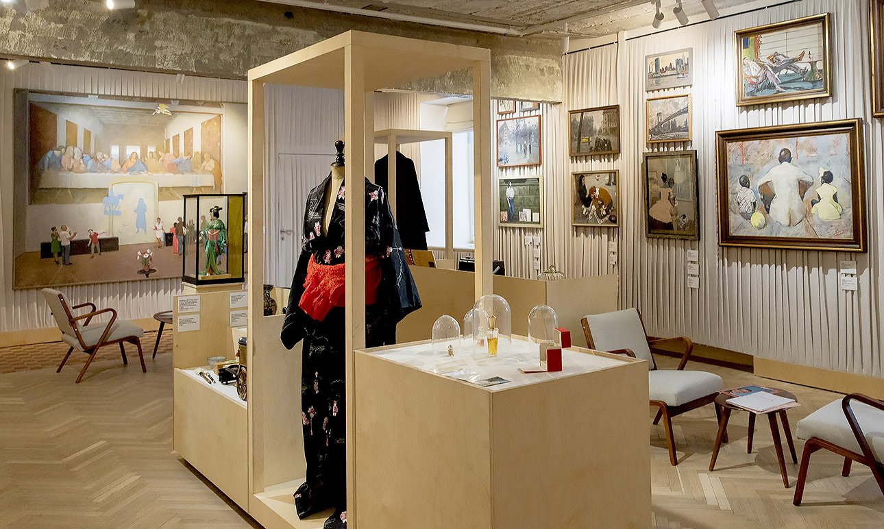 Выставка-путешествие «Заграница — это миф?!» в музейном центре «Масловка. Городок художников».  Фото: Наташа Польская