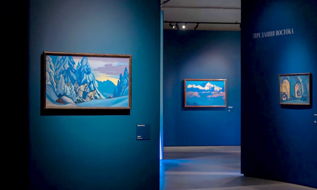 Выставка «Рерих. В поисках «небесного Звенигорода» в Звенигородом манеже.   Фото: Звенигородский музей-заповедник