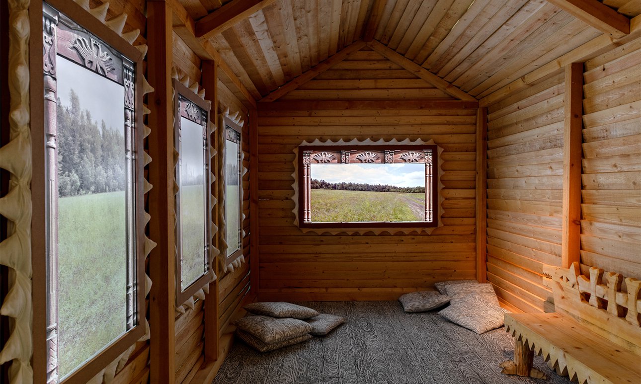 Выставка «Я иду искать! Современное искусство в традиционном музее» в «Царицыно».  Фото: Юлия Захарова