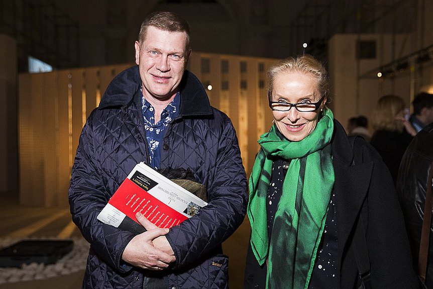 Иван Демидов и Ольга Свиблова, директор Мультимедиа Арт Музея, Москва