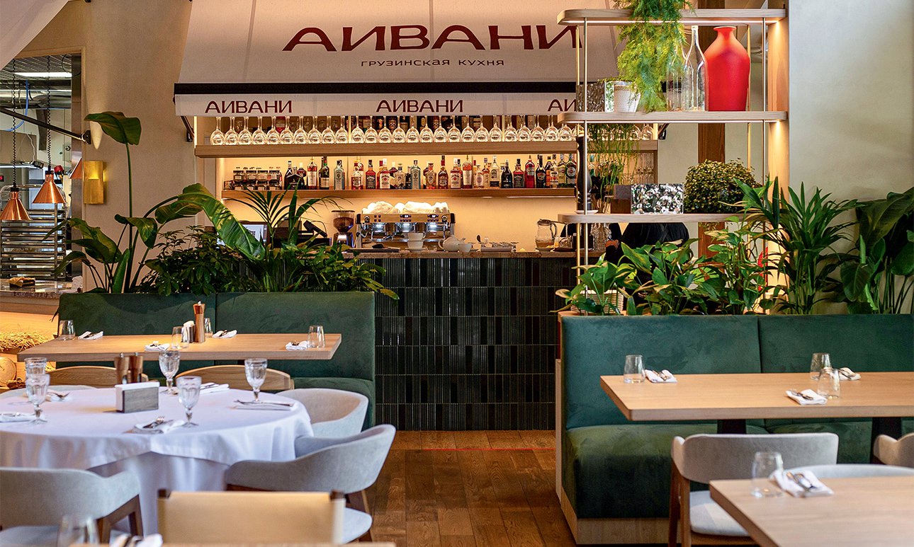 Интерьер ресторана «Аивани».  Фото: ресторан «Аивани»