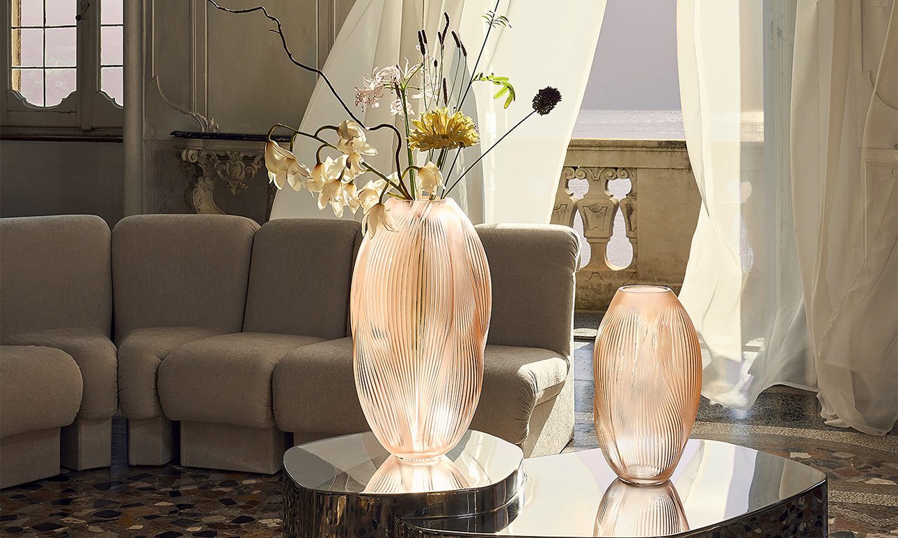 Вазы из коллекции Air de Lalique.  Фото: Maison & Objet