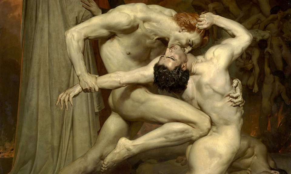 Гюстав Доре. «Вергилий и Данте в IX круге ада». 1861. Фрагмент. Фото: Patrice Schmidt/RMN-Grand Palais /Dist. Foto SCALA, Firenze