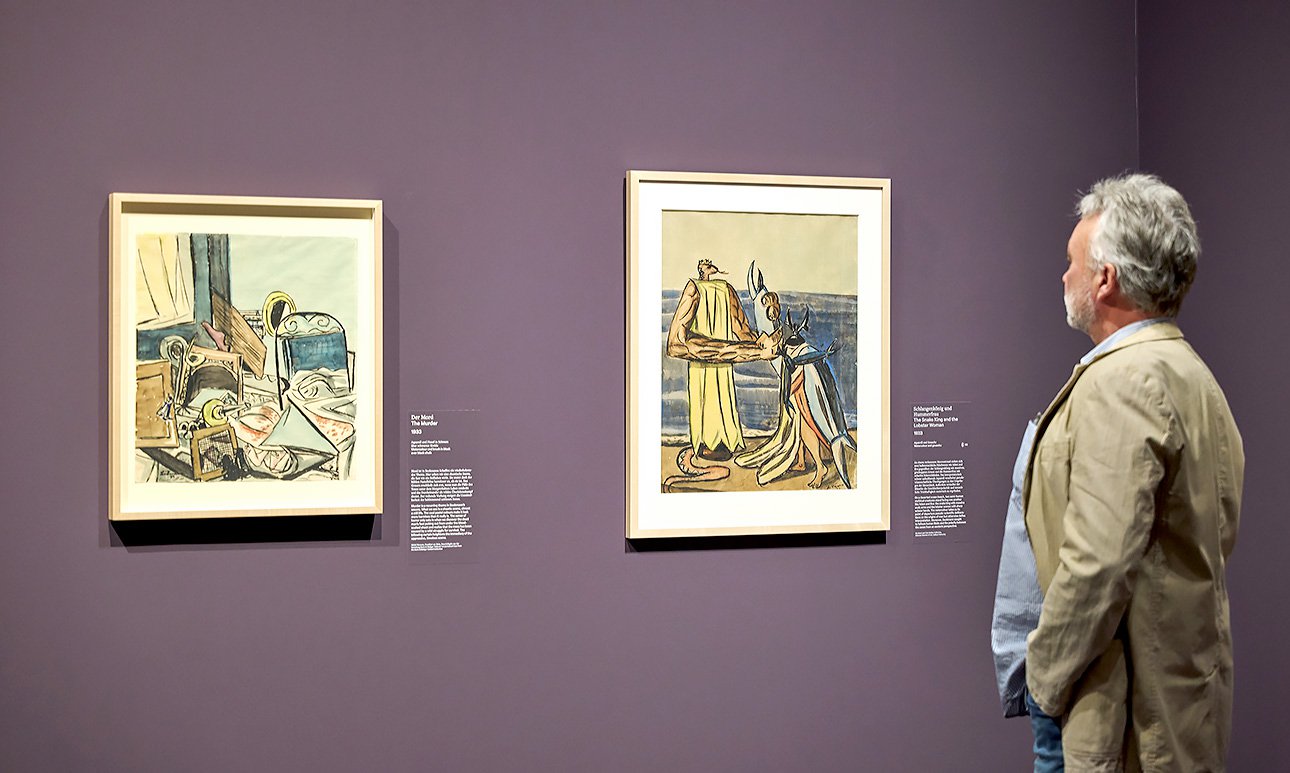 Выставка «Бекман» в Штеделевском музее.   Фото: Norbert Miguletz/Städel Museum