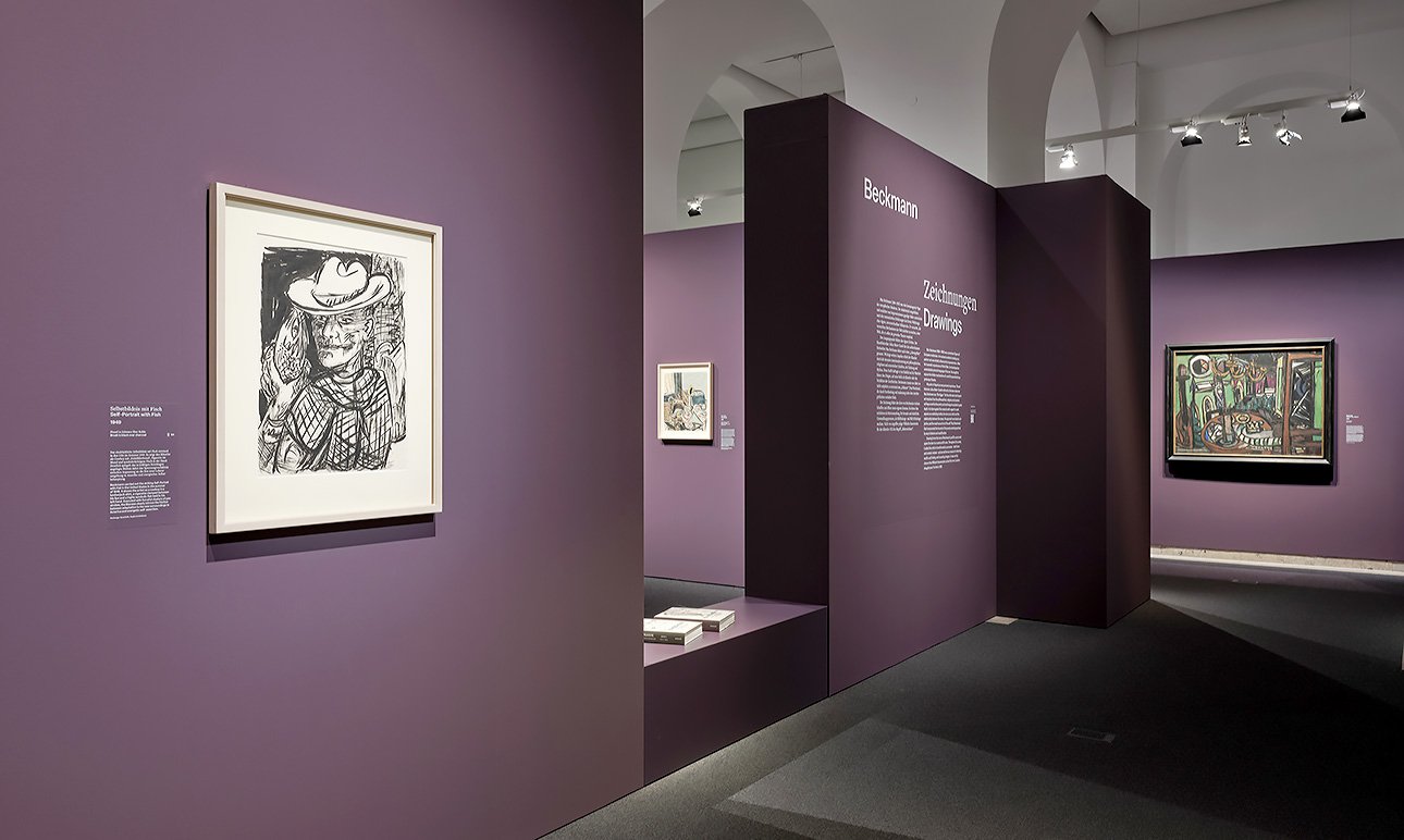 Выставка «Бекман» в Штеделевском музее.   Фото: Norbert Miguletz/Städel Museum