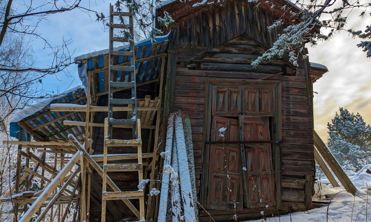 Часовня в Погорелове после консервационных работ.  Фото: Евгений Соседов/Проект «Консервация»