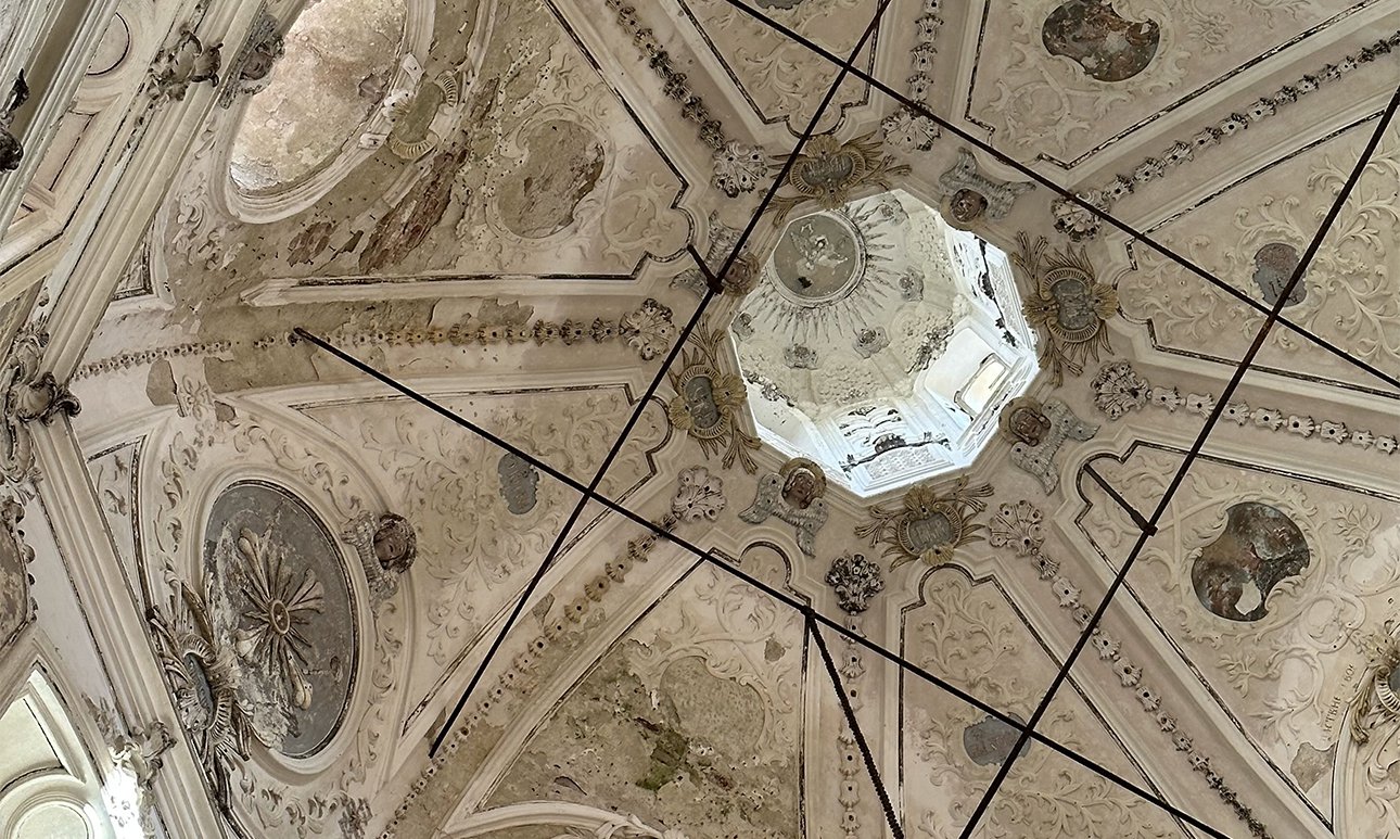 Свод Спасской церкви села Готовцево.  Фото: Анастасия Дармограй/Проект «Консервация»