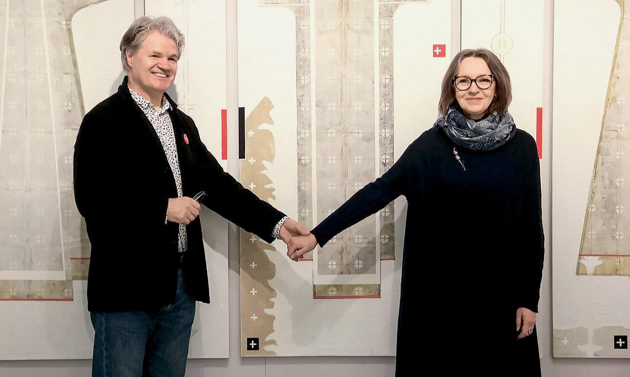 Владимир Наседкин и Татьяна Баданина.   Фото: личный архив художников