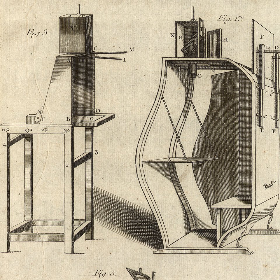 Портативная камера-обскура. Середина XVIII в. Фото:  V–A–C Press