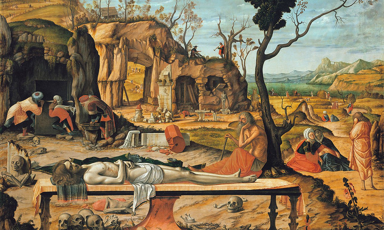 Реставрация картины Витторе Карпаччо «Мертвый Христос» раскрыла множество живописных нюансов и тончайших деталей. Фото: Google Art Project