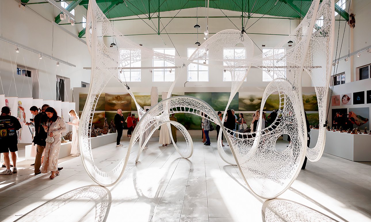 Основной проект первой Международной биеннале экологического искусства «Кожа земли» в Нижнем Новгороде. Фото: Екатерина Белозерова