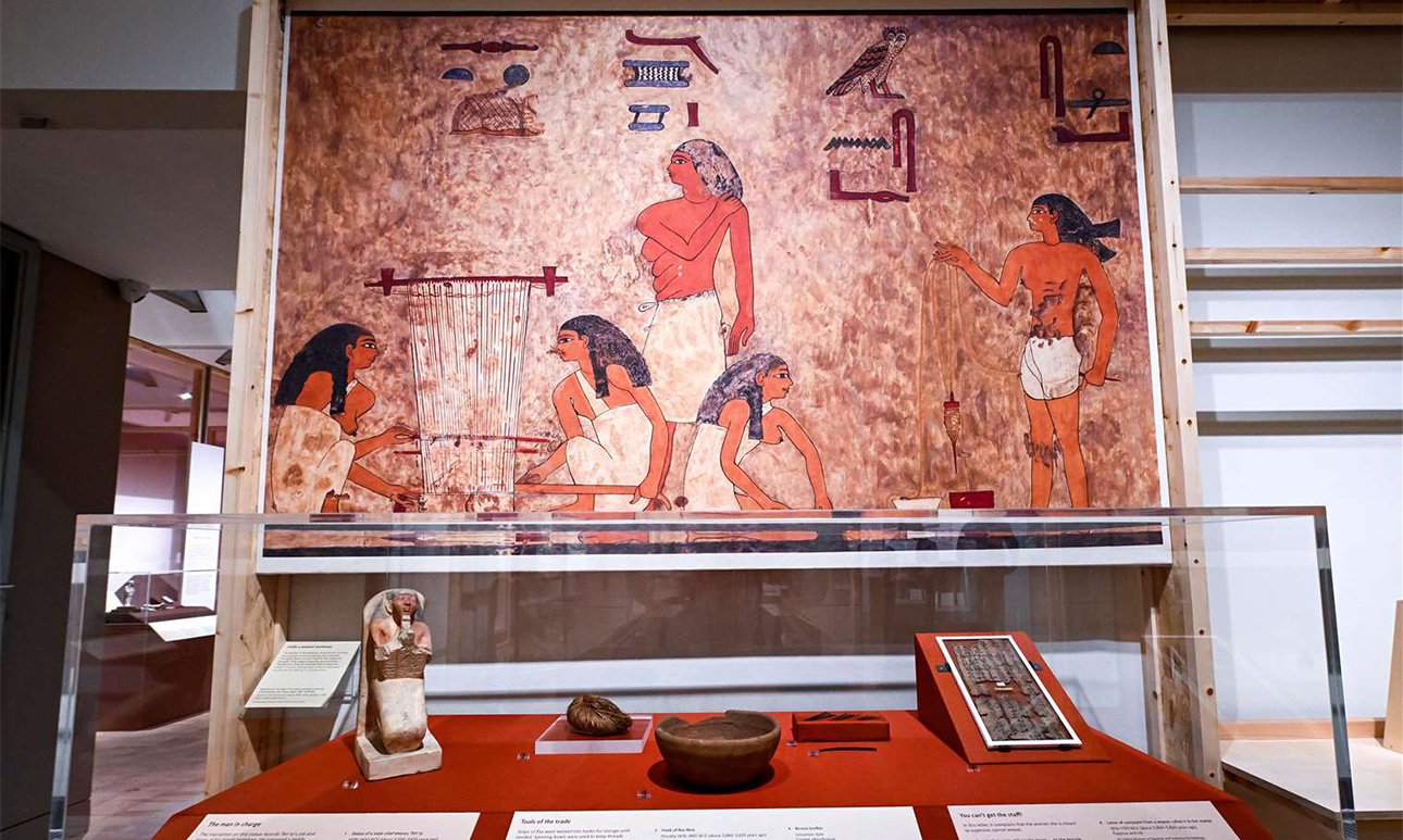 Выставка «Сделано в Древнем Египте» в Музее Фицуильяма.  Фото: Keith Heppell