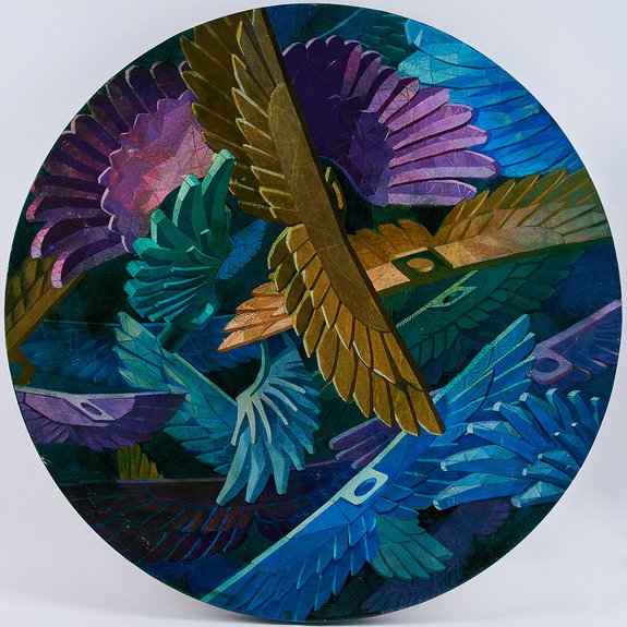 Наталья Стручкова. «Сошествие № 3». 2025.  Фото: галерея «21-й век»