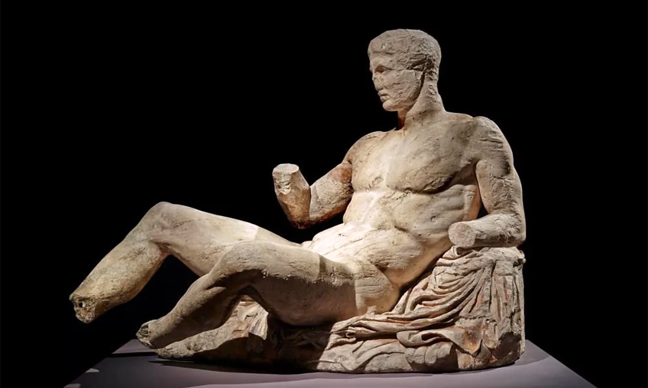 Фигура Диониса, снятая с афинского Парфенона,  в Британском музее.  Фото: The Trustees of British Museum