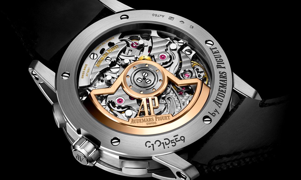 Задняя часть корпуса новой модели часов Audemars Piguet. Фото: Audemars Piguet
